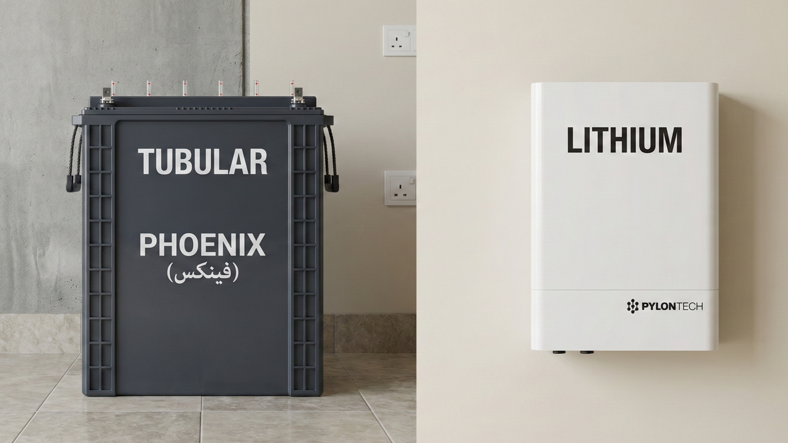 Best Solar Battery in Pakistan 2025 - Tubular vs Lithium