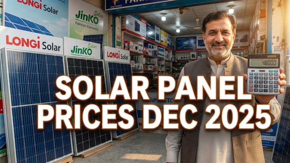 Latest Solar Panel Price in Pakistan December 2025 - Longi and Jinko Solar Shop Market View