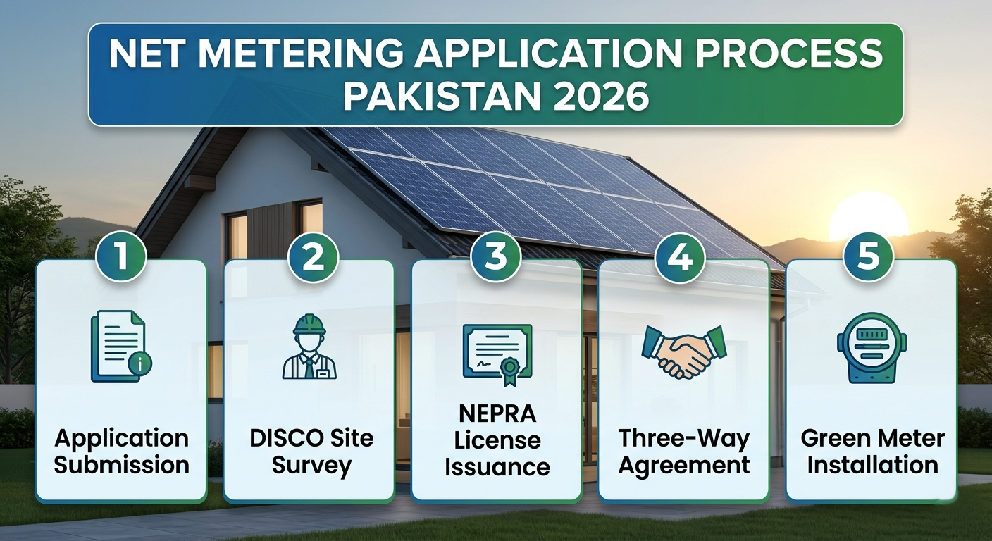 How to Apply for Net Metering in Pakistan Step-by-Step Guide 2026
